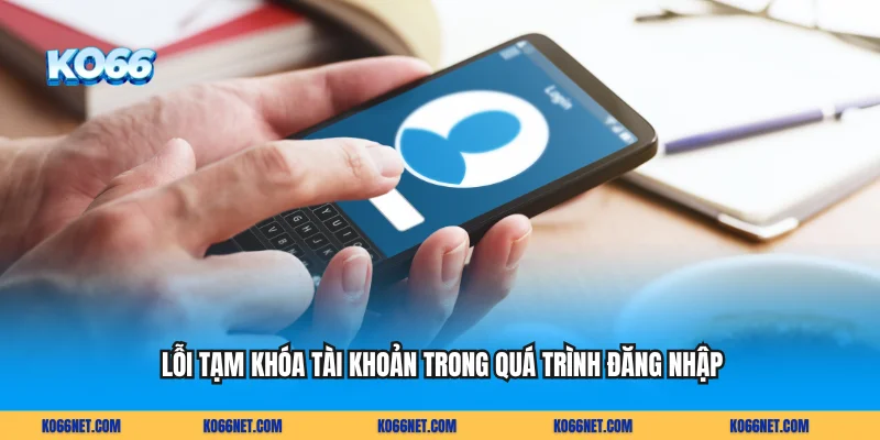 Lỗi tạm khóa tài khoản trong quá trình đăng nhập 